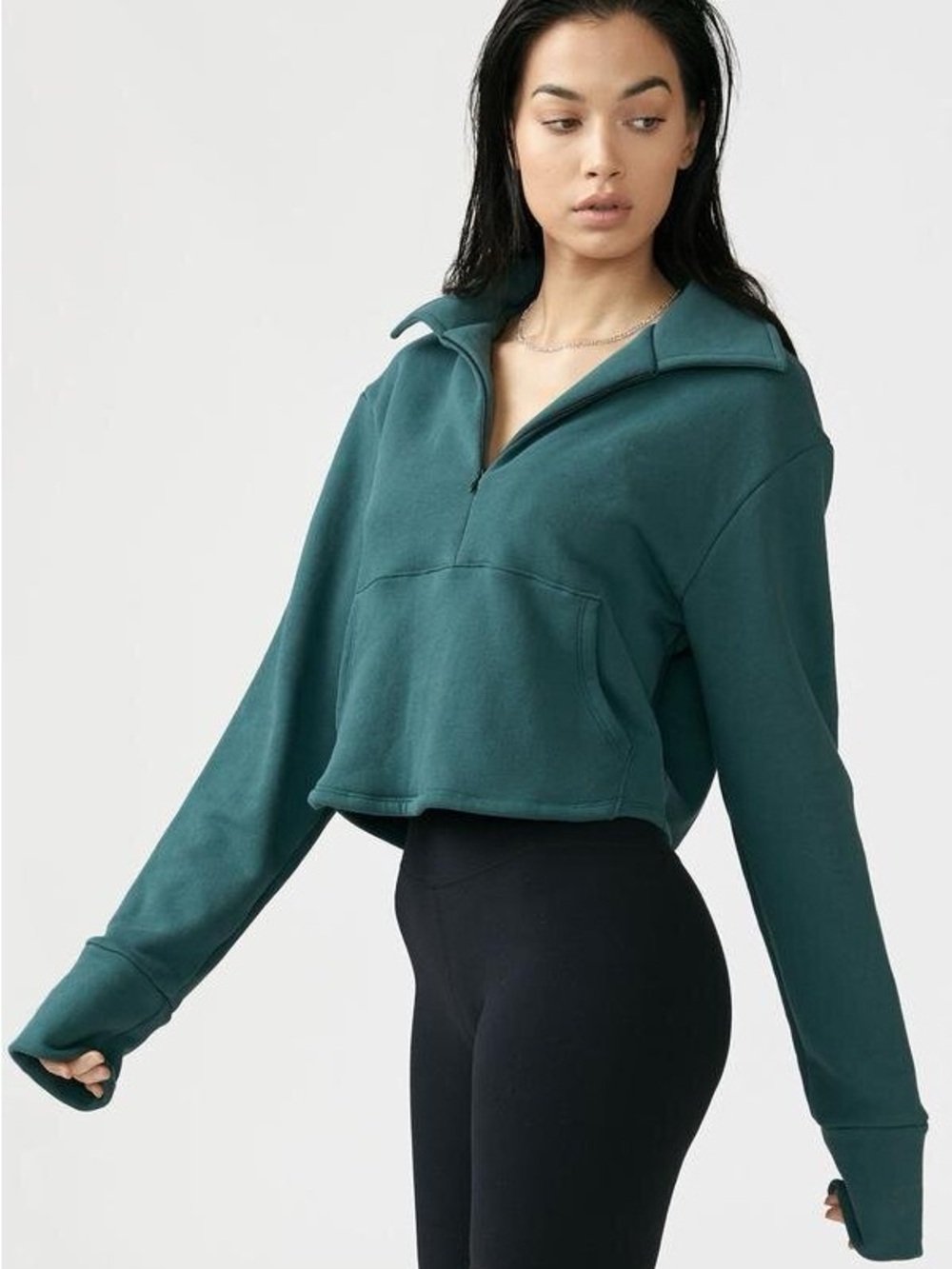 Joah Brown Aspen Half Zip Sweatshirt